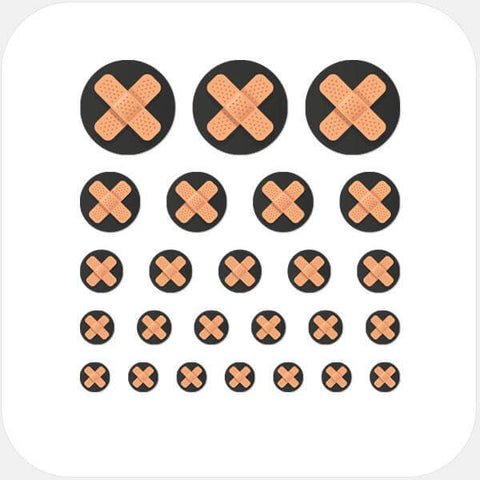 "band-aid" reusable privacy sticker set CamTag by plugyou