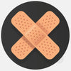 "band-aid" reusable macbook sticker tabtag by plugyou