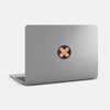 "band-aid" reusable macbook sticker tabtag on a mac by plugyou
