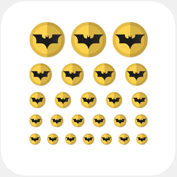 webcam privacy cover set with multiple sizes for phones laptops tablets and desktop computers – Batman CamTag
