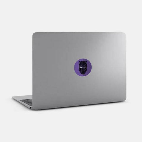 superheroes "Black Panther" reusable macbook sticker tabtag on a mac by plugyou on sale