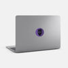 superheroes "Black Panther" reusable macbook sticker tabtag on a mac by plugyou