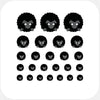 animals "black sheep" reusable privacy sticker set CamTag
