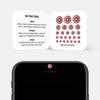 superheroes "Captain America" reusable privacy sticker CamTag on phone by plugyou