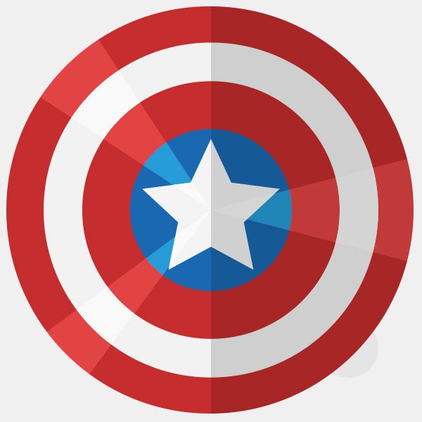 Captain America reusable macbook sticker tabtag by plugyou