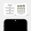 luminescent day "CatPaw" reusable privacy sticker CamTag on phone