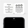 dark animals "cat paw" reusable privacy sticker CamTag on phone