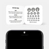 dark animals "cat paw" reusable privacy sticker CamTag on phone