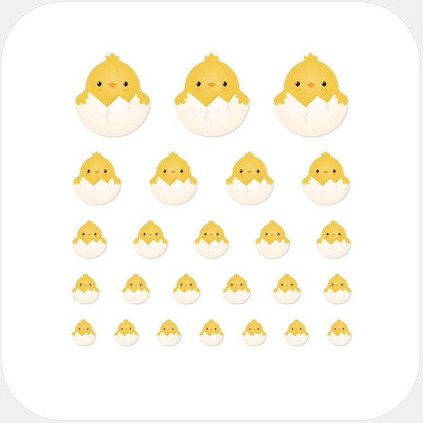 reusable camera blocker sticker set with 25 pieces in multiple sizes for phones laptops tablets and desktop computers – Chick CamTag