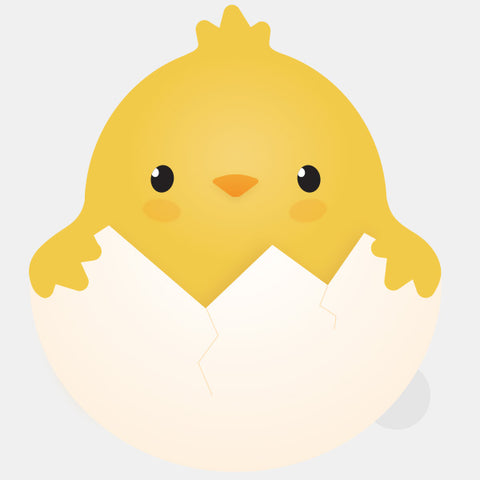 animals "Chick" reusable macbook sticker tabtag on sale