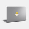 animals "Chick" reusable macbook sticker tabtag on a laptop on sale
