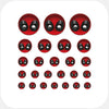 superheroes "deadpool" reusable privacy sticker set CamTag by plugyou