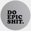 spacegray "DoEpicShit" reusable macbook sticker tabtag