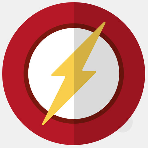 superheroes "the flash" reusable macbook sticker tabtag by plugyou