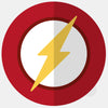superheroes "the flash" reusable macbook sticker tabtag by plugyou on sale