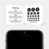 silver "Flash" reusable privacy sticker CamTag on phone