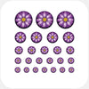 colorful "flower" reusable privacy sticker set CamTag by plugyou