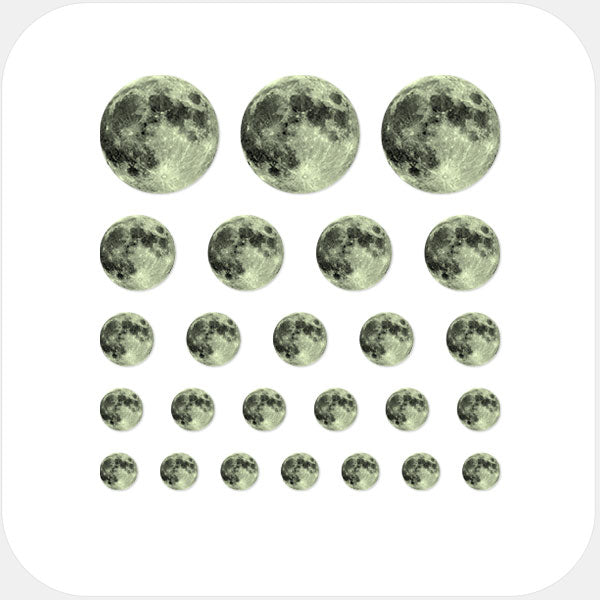 full moon” reusable macbook & privacy stickers