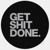 spacegray "get shit done" reusable macbook sticker tabtag