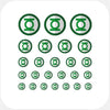 superheroes "green lantern" reusable privacy sticker set CamTag by plugyou