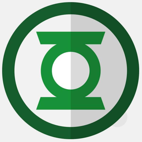 superheroes "green lantern" reusable macbook sticker tabtag by plugyou