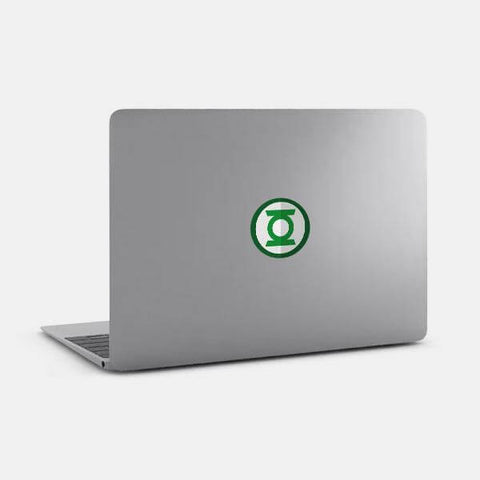 superheroes "green lantern" reusable macbook sticker tabtag on a mac by plugyou on sale