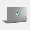 superheroes "green lantern" reusable macbook sticker tabtag on a mac by plugyou on sale