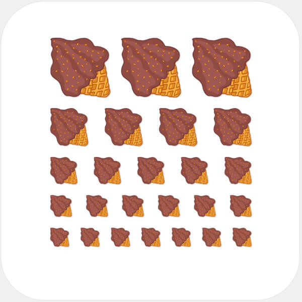camera privacy sticker set with multi-size assortment for phones laptops tablets and desktop computers – Chocolate Ice Cream CamTag