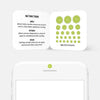 food "Lime" reusable privacy sticker CamTag on phone