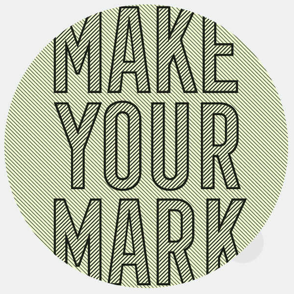 luminescent day Make Your Mark reusable macbook sticker tabtag