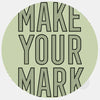 luminescent day "MakeYourMark " reusable macbook sticker tabtag