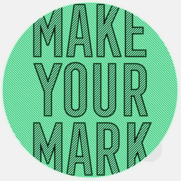 luminescent night Make Your Mark reusable macbook sticker tabtag
