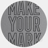 spacegray "MakeYourMark" reusable macbook sticker tabtag