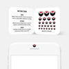 food "maki" reusable privacy sticker CamTag on phone