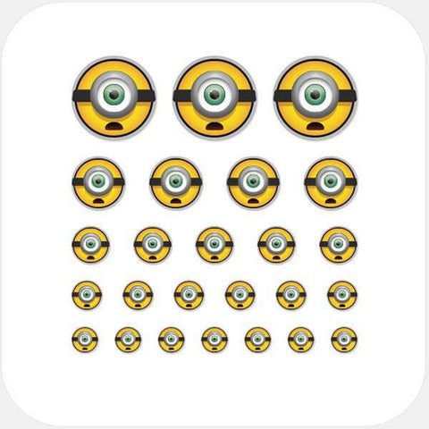 superheroes "minion" reusable privacy sticker set CamTag by plugyou