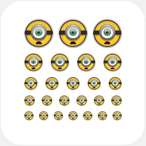 superheroes "minion" reusable privacy sticker set CamTag by plugyou