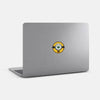 superheroes "minion" reusable macbook sticker tabtag on a mac by plugyou