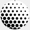 "dot pattern 1" reusable macbook sticker tabtag