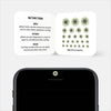 luminescent day "PatternDots2" reusable privacy sticker CamTag on phone