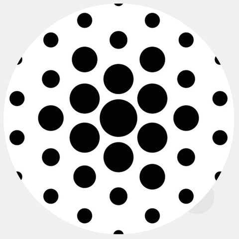 white "dot pattern 2" reusable macbook sticker tabtag