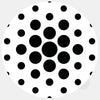 "dot pattern 2" reusable macbook sticker tabtag