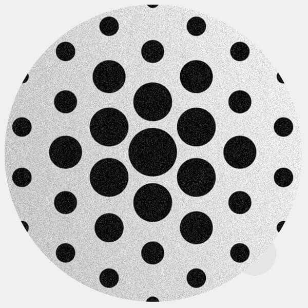 silver dot pattern 2 reusable macbook sticker tabtag
