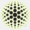 luminescent day "PatternDots3" reusable macbook sticker tabtag