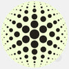 luminescent day "PatternDots3" reusable macbook sticker tabtag