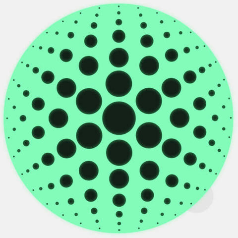 luminescent night "PatternDots3" reusable macbook sticker tabtag