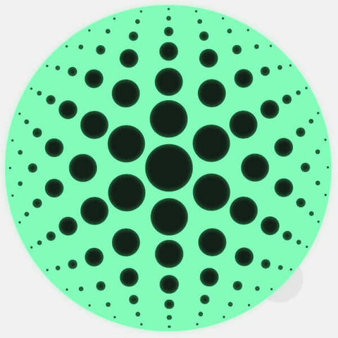 luminescent night "PatternDots3" reusable macbook sticker tabtag