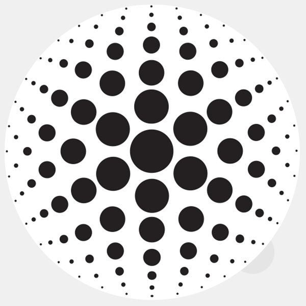 "dot pattern 3" reusable macbook sticker tabtag