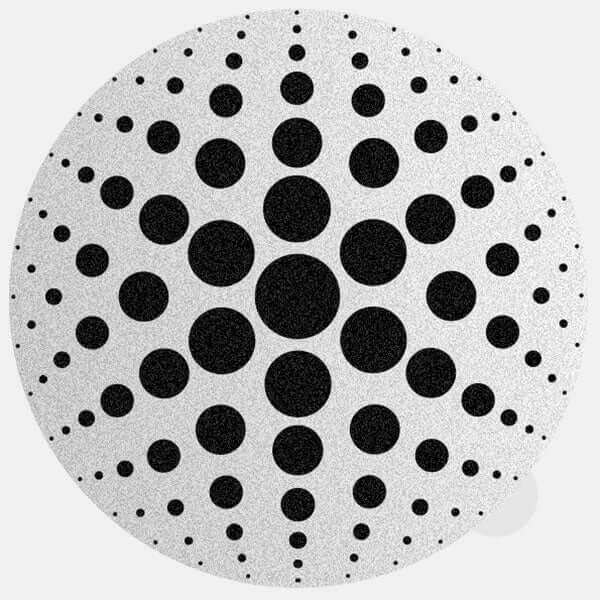 silver dot pattern 3 reusable macbook sticker tabtag