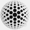 silver "dot pattern 3" reusable macbook sticker tabtag