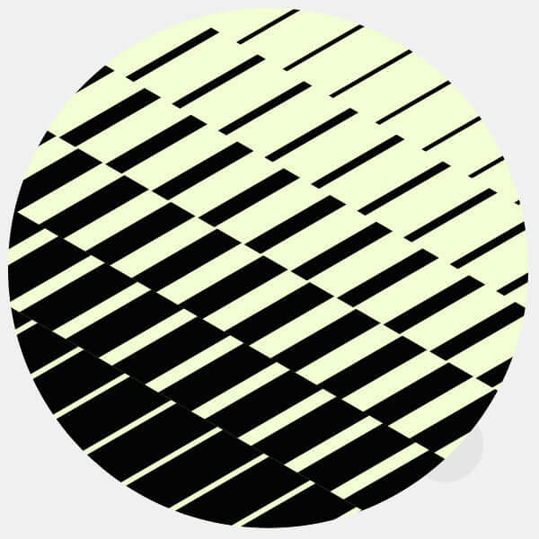 luminescent day Pattern Lines 2 reusable macbook sticker tabtag